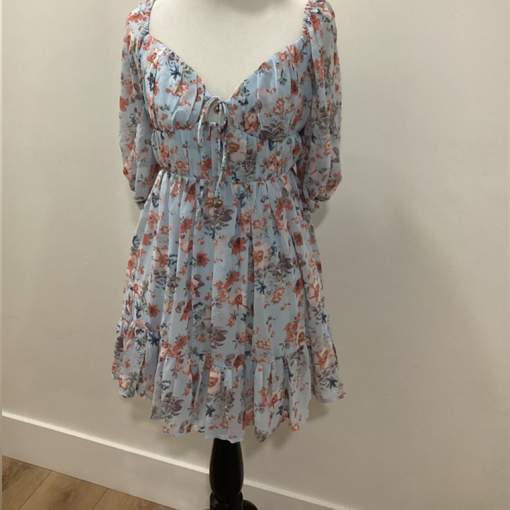 Blue Flower Dress